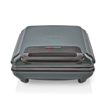 Nedis Våffeljärn | Belgiska våfflor | 22 x 12.5 cm | 1200 W | Automatisk temperaturkontroll | ABS / Aluminium