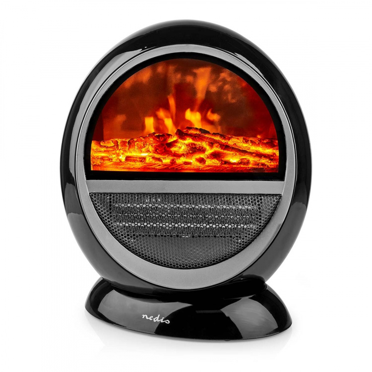 Nedis Keramiska PTC Värmefläkt | 1000 / 1500 W | 2 Värmelägen | Justerbar termostat | Roterar automatiskt | Överhettningsskydd | Skydd för att ramla