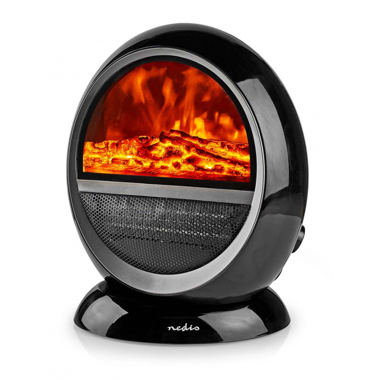 Nedis Keramiska PTC Värmefläkt | 1000 / 1500 W | 2 Värmelägen | Justerbar termostat | Roterar automatiskt | Överhettningsskydd | Skydd för att ramla