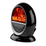 Nedis Keramiska PTC Värmefläkt | 1000 / 1500 W | 2 Värmelägen | Justerbar termostat | Roterar automatiskt | Överhettningsskydd | Skydd för att ramla