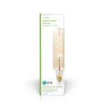 Nedis LED Glödlampa E27 | T65 | 8.5 W | 600 lm | 2000 K | Dimbar | Med guld finish | Retrostil | 1 st