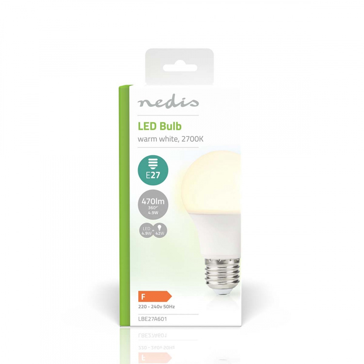 Nedis LED-lampa E27 | A60 | 4.9 W | 470 lm | 2700 K | Varm Vit | Retrostil | Matt | 1 st