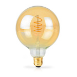 Nedis LED Glödlampa E27 | G125 | 3.8 W | 250 lm | 2100 K | Dimbar | Extra varm vit | Retrostil | 1 st Nedis LED Glödlampa E27 | G125 | 3.8 W | 250 lm | 2100 K | Dimbar | Extra varm vit | Retrostil | 1 st