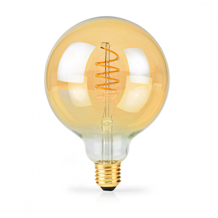 Nedis LED Glödlampa E27 | G125 | 3.8 W | 250 lm | 2100 K | Dimbar | Extra varm vit | Retrostil | 1 st Nedis LED Glödlampa E27 | G125 | 3.8 W | 250 lm | 2100 K | Dimbar | Extra varm vit | Retrostil | 1 st