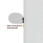 Nedis Soundbar Fäste | Kompatibel med: Sonos® Arc™ | Vägg | 10 kg | Fast | ABS / Stål | Svart