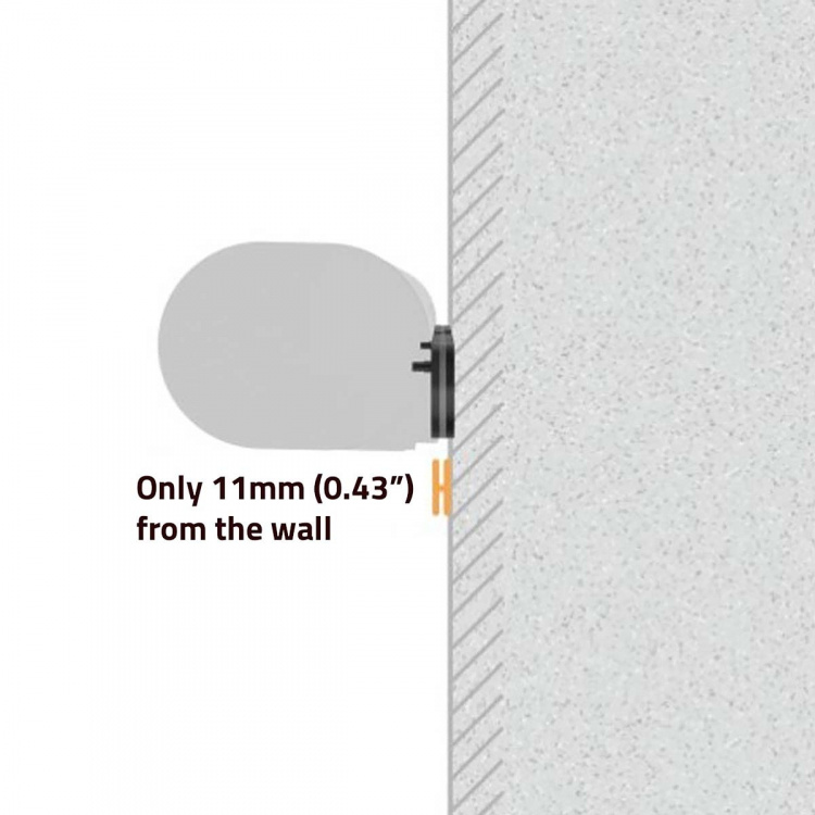 Nedis Soundbar Fäste | Kompatibel med: Sonos® Arc™ | Vägg | 10 kg | Fast | ABS / Stål | Svart