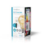 Nedis SmartLife LED vintage lampa | E27 | 360 lm | 4.90 W | Varm till cool vit | 1800 - 6500 K | Glas | Android™ / IOS | Glödlampa | 1 st Nedis SmartLife LED vintage lampa | E27 | 360 lm | 4.90 W | Varm till cool vit | 1800 - 6500 K | Glas | Android™ / IOS | Glödlampa | 1 st