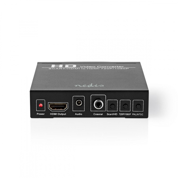 Nedis HDMI ™ Omvandlare | SCART Female | 1x 3.5 mm sound out / 1x Digital Audio / 1x HDMI™ Output | Envägs | 1080p | 1.65 Gbps | Aluminium | Antracit