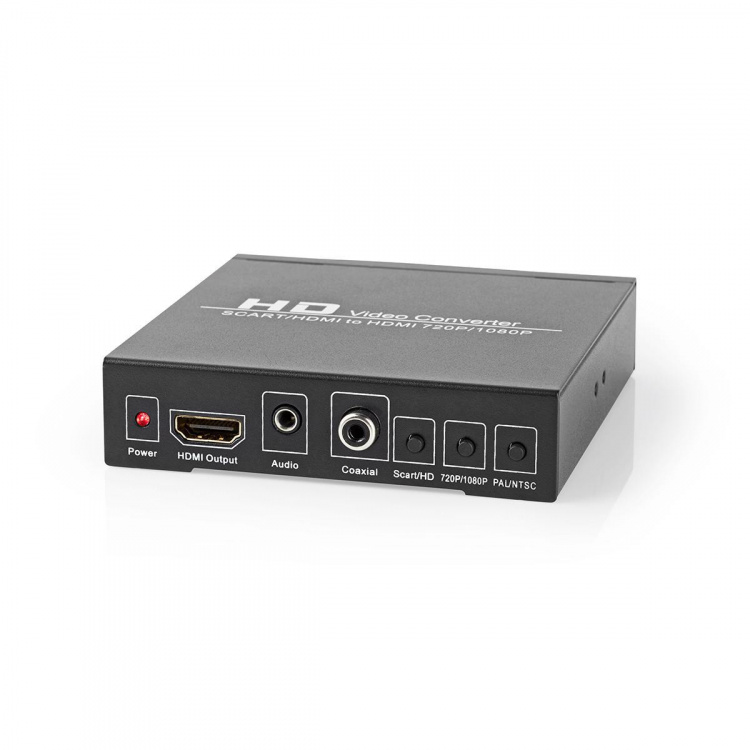 Nedis HDMI ™ Omvandlare | SCART Female | 1x 3.5 mm sound out / 1x Digital Audio / 1x HDMI™ Output | Envägs | 1080p | 1.65 Gbps | Aluminium | Antracit