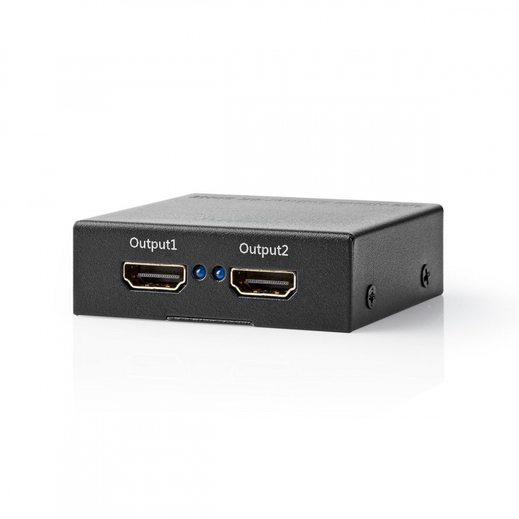 Nedis HDMI ™ Splitter | 2-Port port(s) | 2x HDMI™ Output | 4K@60Hz | 18 Gbps | Metall | Antracit Nedis HDMI ™ Splitter | 2-Port port(s) | 2x HDMI™ Output | 4K@60Hz | 18 Gbps | Metall | Antracit