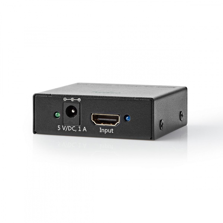 Nedis HDMI ™ Splitter | 2-Port port(s) | 2x HDMI™ Output | 4K@60Hz | 18 Gbps | Metall | Antracit Nedis HDMI ™ Splitter | 2-Port port(s) | 2x HDMI™ Output | 4K@60Hz | 18 Gbps | Metall | Antracit