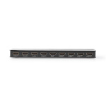Nedis HDMI ™ Splitter | 8-Port port(s) | 8x HDMI™ Output | 4K@60Hz | 18 Gbps | Metall | Antracit Nedis HDMI ™ Splitter | 8-Port port(s) | 8x HDMI™ Output | 4K@60Hz | 18 Gbps | Metall | Antracit