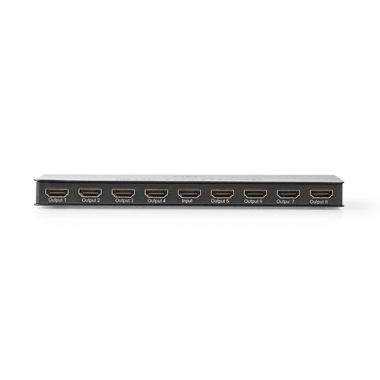 Nedis HDMI ™ Splitter | 8-Port port(s) | 8x HDMI™ Output | 4K@60Hz | 18 Gbps | Metall | Antracit Nedis HDMI ™ Splitter | 8-Port port(s) | 8x HDMI™ Output | 4K@60Hz | 18 Gbps | Metall | Antracit