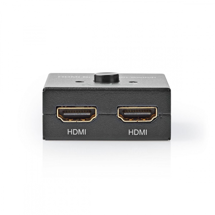 Nedis HDMI ™ Switch | 3-Port port(s) | 1x HDMI™ Input / 2x HDMI™ Input | 1x HDMI™ Output / 2x HDMI™ Output | 4K@60Hz | 6 Gbps | Metall | Antracit Nedis HDMI ™ Switch | 3-Port port(s) | 1x HDMI™ Input / 2x HDMI™ Input | 1x HDMI™ Output / 2x HDMI™ Output | 4K@60Hz | 6 Gbps | Metall | Antracit