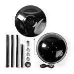 Nedis Patio värmare | 1500 W | 1 Värmeinställning | Skydd för att ramla | IP34 | Svart