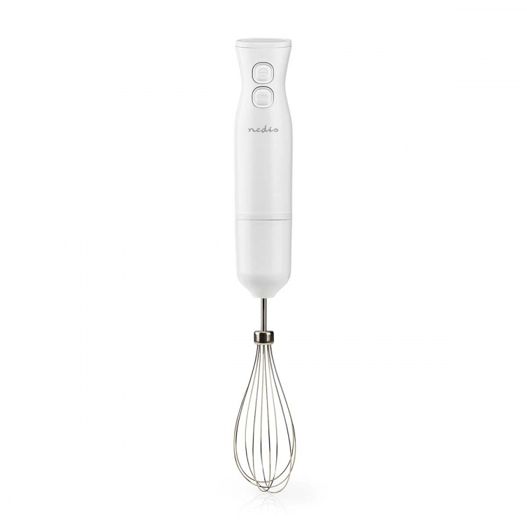 Nedis Stavmixer | 400 W | Hastighetsinställningar: 2 hastighetsinställning | Chopper | Vit Nedis Stavmixer | 400 W | Hastighetsinställningar: 2 hastighetsinställning | Chopper | Vit