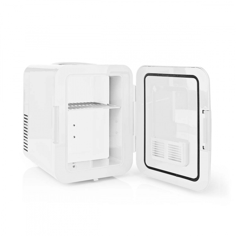Nedis Portabelt mini kylskåp | 4 l | 12 V DC / 100 - 240 V AC | Vit