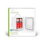 Nedis Portabelt mini kylskåp | 4 l | 12 V DC / 100 - 240 V AC | Vit