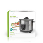 Nedis Riskokare | 1 l | 400 W | Non-stick beläggning | Avlägsningsbar skål | Automatisk avstängning