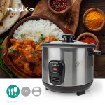 Nedis Riskokare | 1 l | 400 W | Non-stick beläggning | Avlägsningsbar skål | Automatisk avstängning