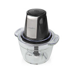 Nedis Mathackare | 500 W | 1 l | Glas | 1 hastighetsinställning | Silver / Svart