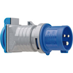 brennenstuhl CEE-adapter / husvagnsadapter IP44 (3-polig CEE-kontakt: 230V / 16A, uttag: 230V / 16A, för utomhusbruk, perfekt för camping)
