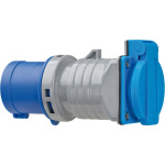 brennenstuhl CEE-adapter / husvagnsadapter IP44 (3-polig CEE-kontakt: 230V / 16A, uttag: 230V / 16A, för utomhusbruk, perfekt för camping)