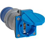 brennenstuhl CEE-adapter / husvagnsadapter IP44 (3-polig CEE-kontakt: 230V / 16A, uttag: 230V / 16A, för utomhusbruk, perfekt för camping)