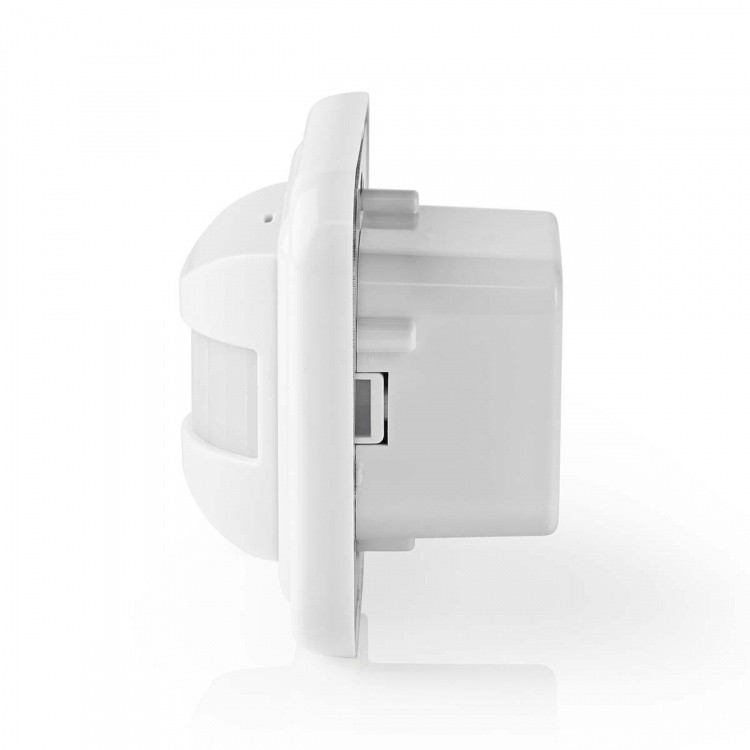 Nedis Rörelsedetektor | Inomhus | 2-wire / 3-Wire | Typ F (CEE 7/7) | 160 ° | 5 - 200 W | 200 W | 500 W | 3 - 2000 Lux | Sensorteknik: PIR | Sensor räckvidd: 0.0 - 9.0 m