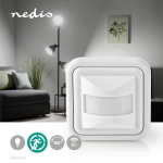 Nedis Rörelsedetektor | Inomhus | 2-wire / 3-Wire | Typ F (CEE 7/7) | 160 ° | 5 - 200 W | 200 W | 500 W | 3 - 2000 Lux | Sensorteknik: PIR | Sensor räckvidd: 0.0 - 9.0 m