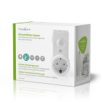 Nedis Rörelsedetektor | Inomhus | Type F (CEE 7/7) | Typ F (CEE 7/7) | 120 ° | 5 - 300 W | 300 W | 1200 W | 3 - 2000 Lux | Sensorteknik: PIR | Sensor räckvidd: 0.0 - 9.0 m