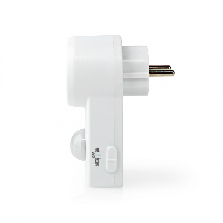 Nedis Rörelsedetektor | Inomhus | Type F (CEE 7/7) | Typ F (CEE 7/7) | 120 ° | 5 - 300 W | 300 W | 1200 W | 3 - 2000 Lux | Sensorteknik: PIR | Sensor räckvidd: 0.0 - 9.0 m
