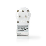Nedis Rörelsedetektor | Inomhus | Type F (CEE 7/7) | Typ F (CEE 7/7) | 120 ° | 5 - 300 W | 300 W | 1200 W | 3 - 2000 Lux | Sensorteknik: PIR | Sensor räckvidd: 0.0 - 9.0 m