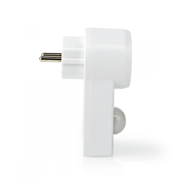 Nedis Rörelsedetektor | Inomhus | Type F (CEE 7/7) | Typ F (CEE 7/7) | 120 ° | 5 - 300 W | 300 W | 1200 W | 3 - 2000 Lux | Sensorteknik: PIR | Sensor räckvidd: 0.0 - 9.0 m