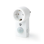 Nedis Rörelsedetektor | Inomhus | Type F (CEE 7/7) | Typ F (CEE 7/7) | 120 ° | 5 - 300 W | 300 W | 1200 W | 3 - 2000 Lux | Sensorteknik: PIR | Sensor räckvidd: 0.0 - 9.0 m