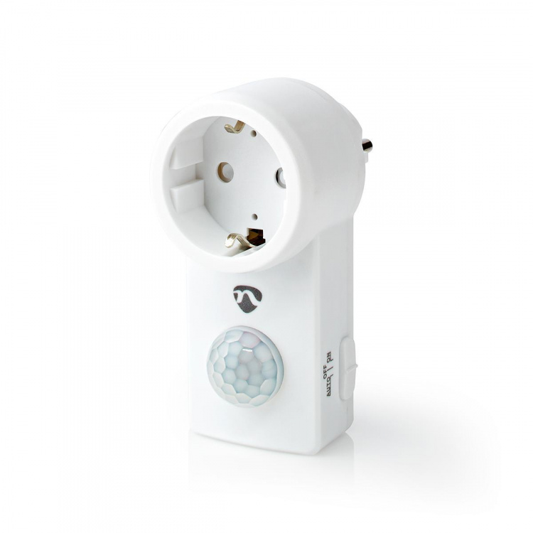 Nedis Rörelsedetektor | Inomhus | Type F (CEE 7/7) | Typ F (CEE 7/7) | 120 ° | 5 - 300 W | 300 W | 1200 W | 3 - 2000 Lux | Sensorteknik: PIR | Sensor räckvidd: 0.0 - 9.0 m