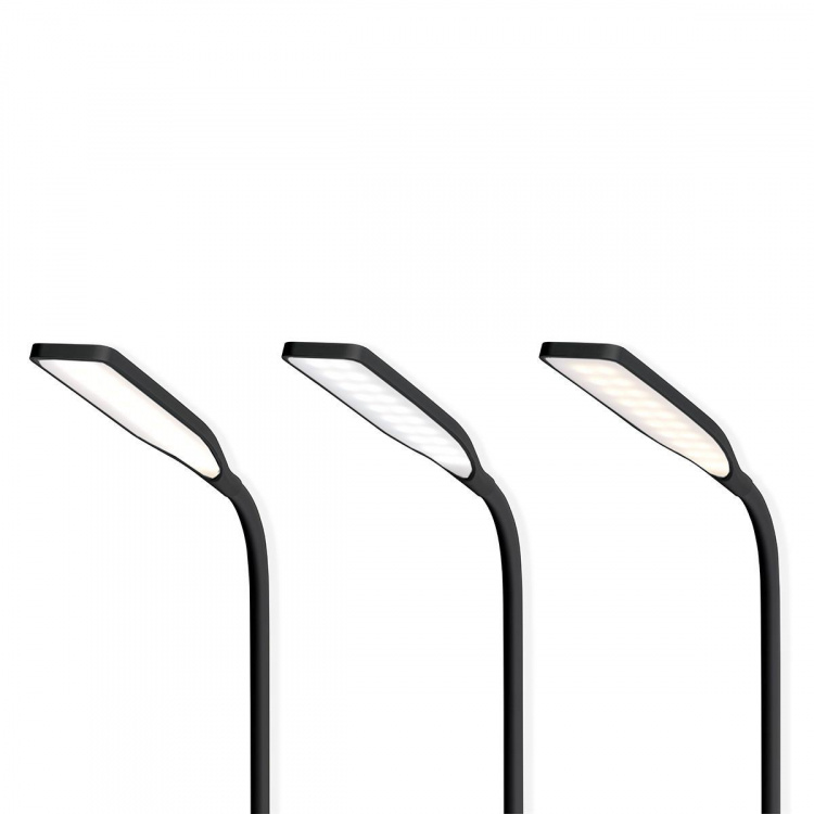 Nedis LED-lampa med trådlös laddare | Dimmer - På enhet | LED / Qi | 10 W | Med dimning | Kall Vit / Natural White / Varm Vit | 2700 - 6500 K