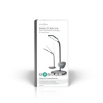Nedis LED-lampa med trådlös laddare | Dimmer - På enhet | LED / Qi | 10 W | Med dimning | Kall Vit / Natural White / Varm Vit | 2700 - 6500 K