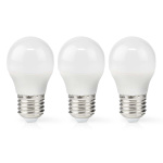 Nedis LED-lampa E27 | G45 | 4.9 W | 470 lm | 2700 K | Varm Vit | Retrostil | Matt | 3 st