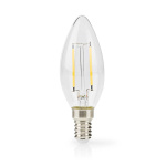 Nedis LED-lampa Lampa E14 | Ljus | 7 W | 806 lm | 2700 K | Varm Vit | Retrostil | 1 st. | Tydlig