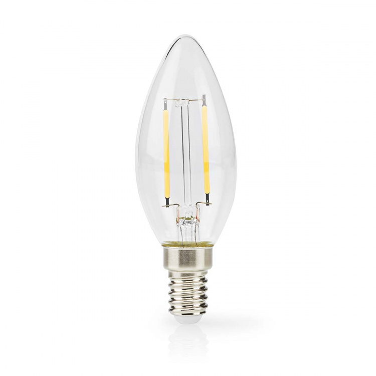 Nedis LED-lampa Lampa E14 | Ljus | 7 W | 806 lm | 2700 K | Varm Vit | Retrostil | 1 st. | Tydlig