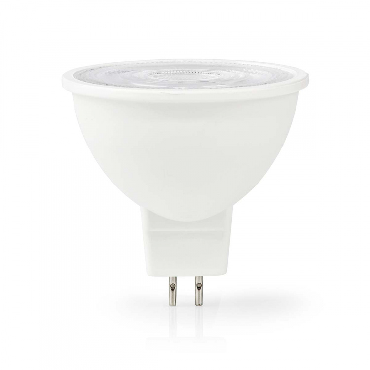 Nedis LED-lampa GU5.3 | Spot | 5.8 W | 450 lm | 2700 K | Varm Vit | Tydlig | Antal lampor i förpackning: 1 st Nedis LED-lampa GU5.3 | Spot | 5.8 W | 450 lm | 2700 K | Varm Vit | Tydlig | Antal lampor i förpackning: 1 st