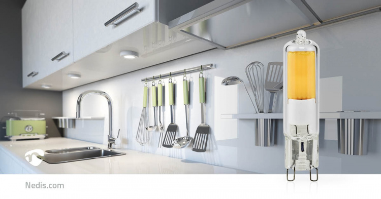 Nedis LED-lampa G9 | 2 W | 200 lm | 2700 K | Varm Vit | Antal lampor i förpackning: 1 st Nedis LED-lampa G9 | 2 W | 200 lm | 2700 K | Varm Vit | Antal lampor i förpackning: 1 st