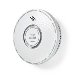 Nedis Rök & kolmonoxid Alarm | Batteridriven | Batterilängd upp till: 10 år | EN 14604 | Med testknapp | 85 dB | ABS | Vit