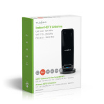 Nedis Innomhusantenn | Aktiv | FM / UHF / VHF | Mottagningsområde: 0-15 km | LTE700 | Förstärkning: 28 dB | ABS | Svart