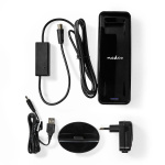 Nedis Innomhusantenn | Aktiv | FM / UHF / VHF | Mottagningsområde: 0-15 km | LTE700 | Förstärkning: 28 dB | ABS | Svart