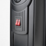 BLACK+DECKER Oljefyllt element 2300W Svart BLACK+DECKER Oljefyllt element 2300W Svart