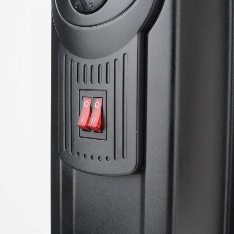 BLACK+DECKER Oljefyllt element 2300W Svart BLACK+DECKER Oljefyllt element 2300W Svart