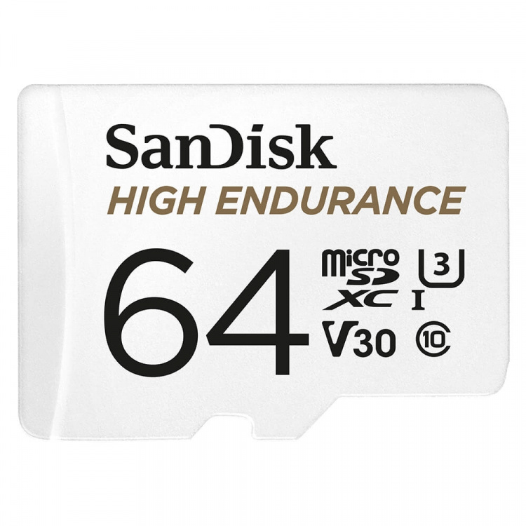 SANDISK Minneskort MicroSDXC 64GB High Endurance med adap SANDISK Minneskort MicroSDXC 64GB High Endurance med adap
