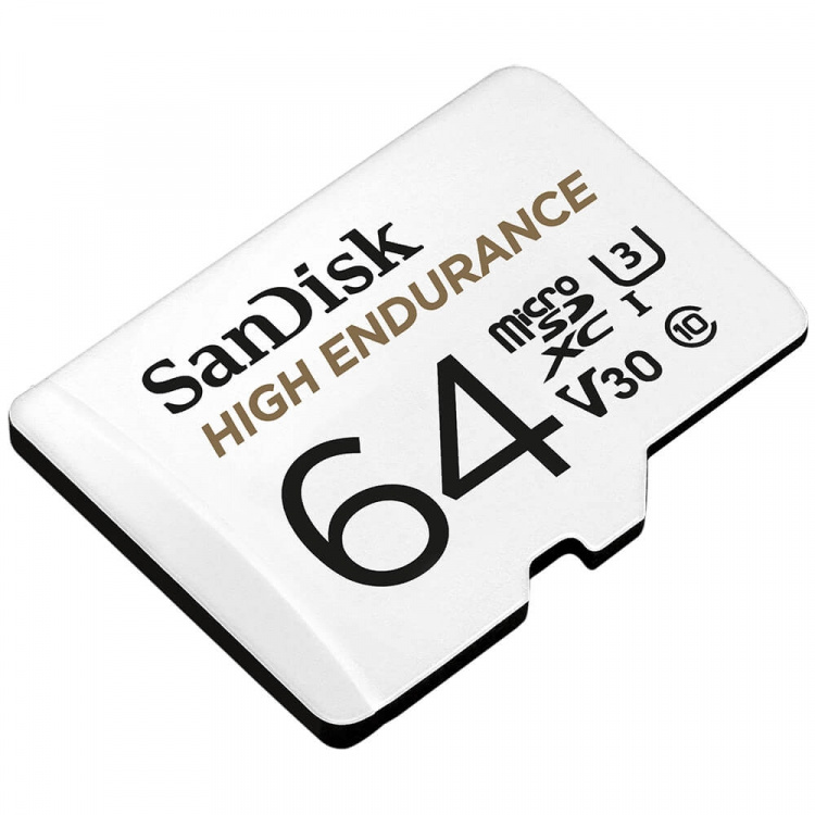 SANDISK Minneskort MicroSDXC 64GB High Endurance med adap SANDISK Minneskort MicroSDXC 64GB High Endurance med adap